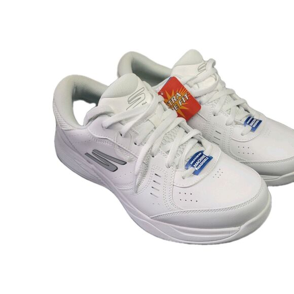 Skechers Withe Atletic Relaxed fit Pickleball  Ultra Fligh Cushioning size 10 - Picture 1 of 8